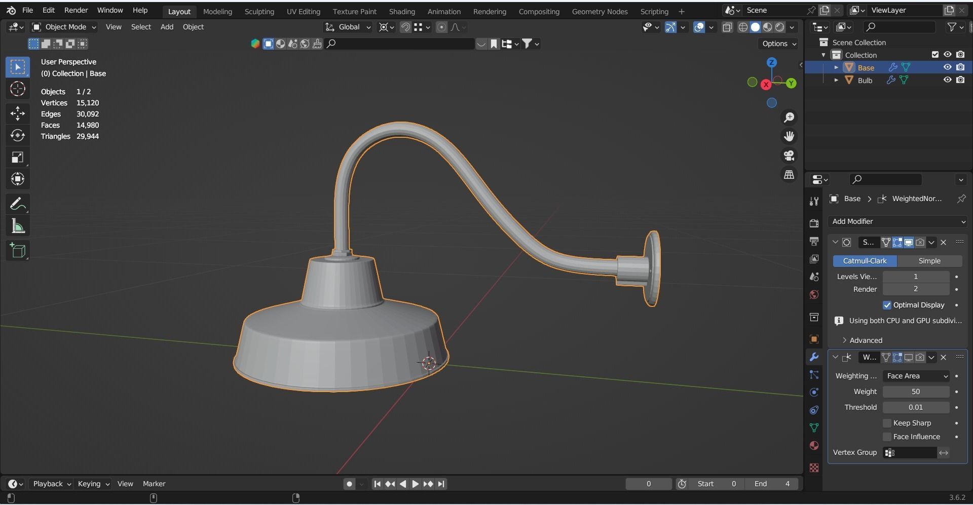 Canarm Ltd Barn Light Black Outdoor Wall Light Low-poly 3D model_26