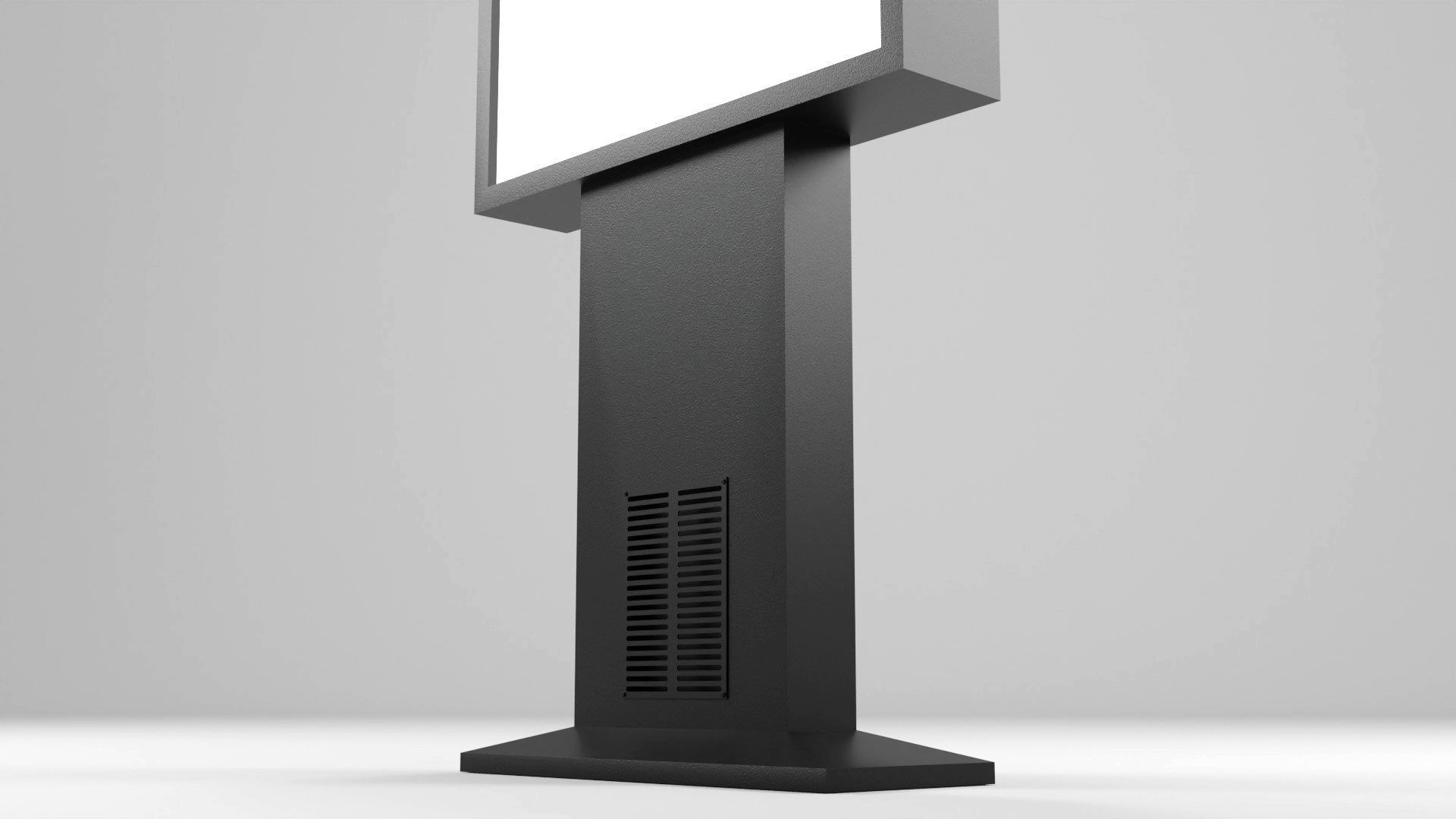 Advertising Display Digital Billboard 3D Model Low-poly 3D model_3