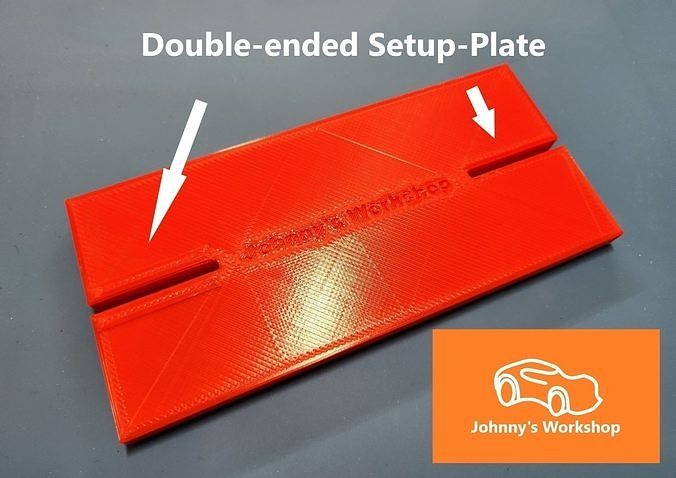 Setup Plate for 132 slot cars Free 3D print model