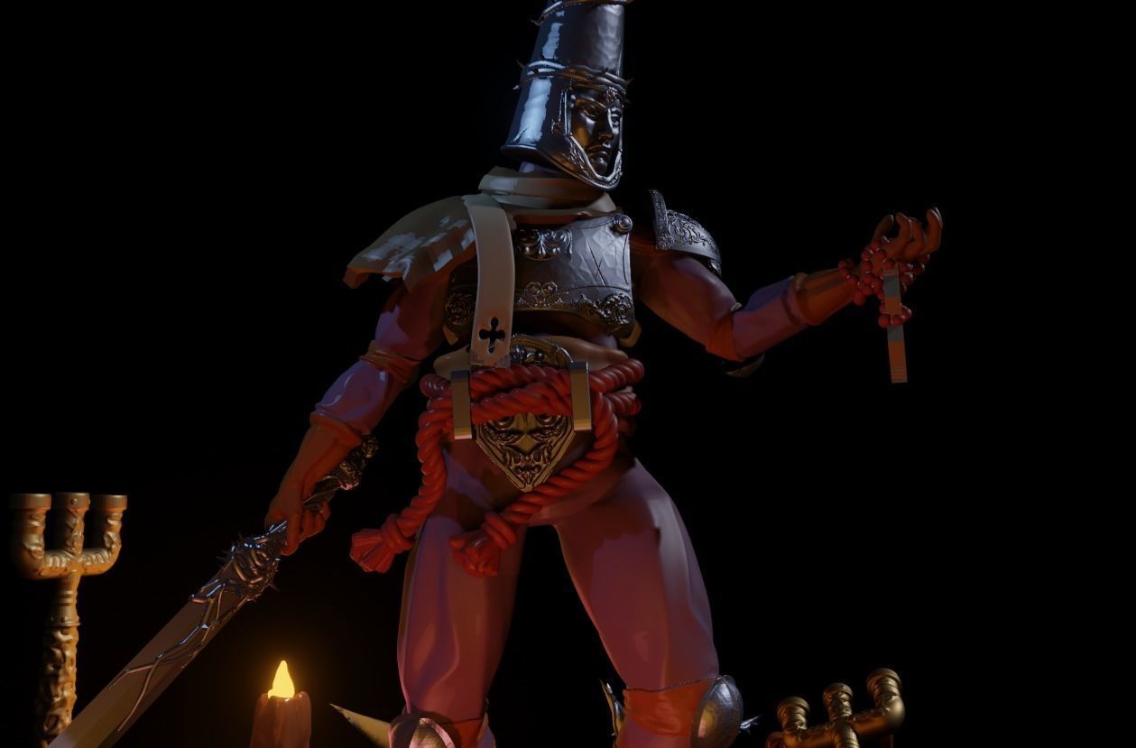 BLASPHEMOUS PENITENT ONE - BY CIZJUT 3D print model_6