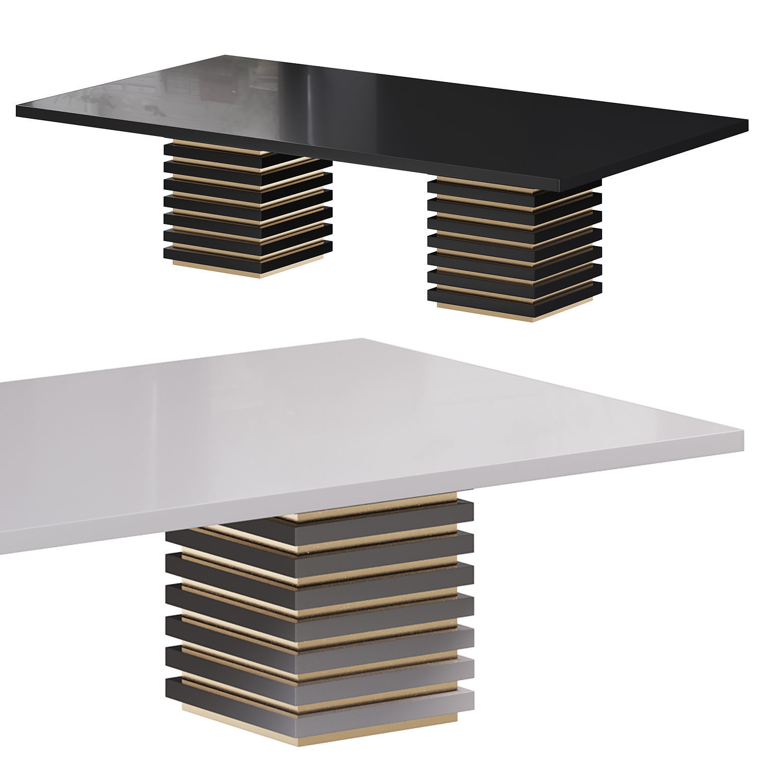 Dining Table WILLMAR by cazarina 3D model_1