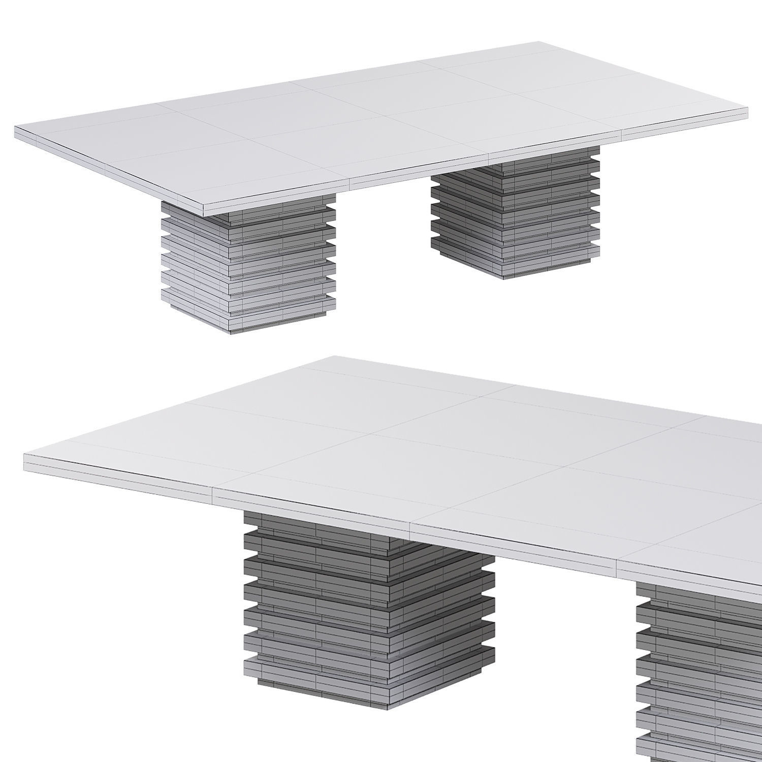 Dining Table WILLMAR by cazarina 3D model_2