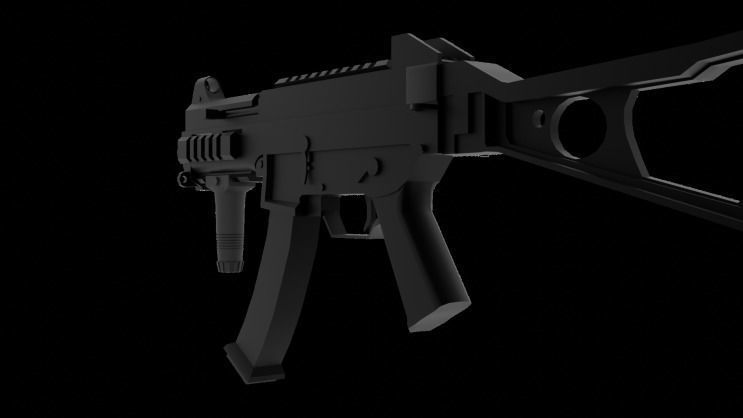 UMP 9mm 3D model_1