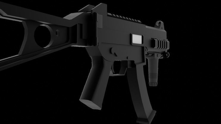 UMP 9mm 3D model_2
