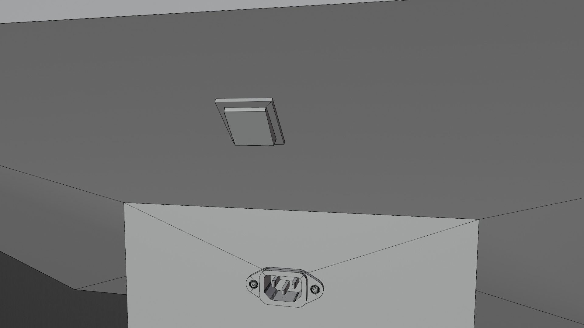 Conference podium digital tribune 3d model Low-poly 3D model_22