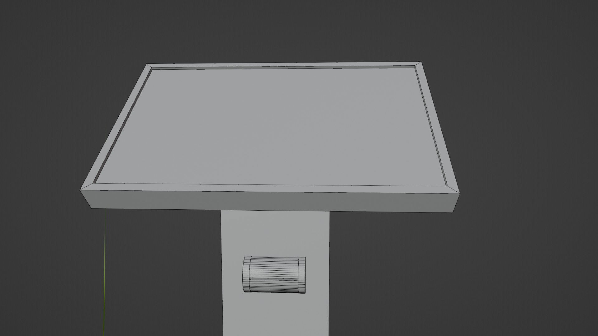 Conference podium digital tribune 3d model Low-poly 3D model_27