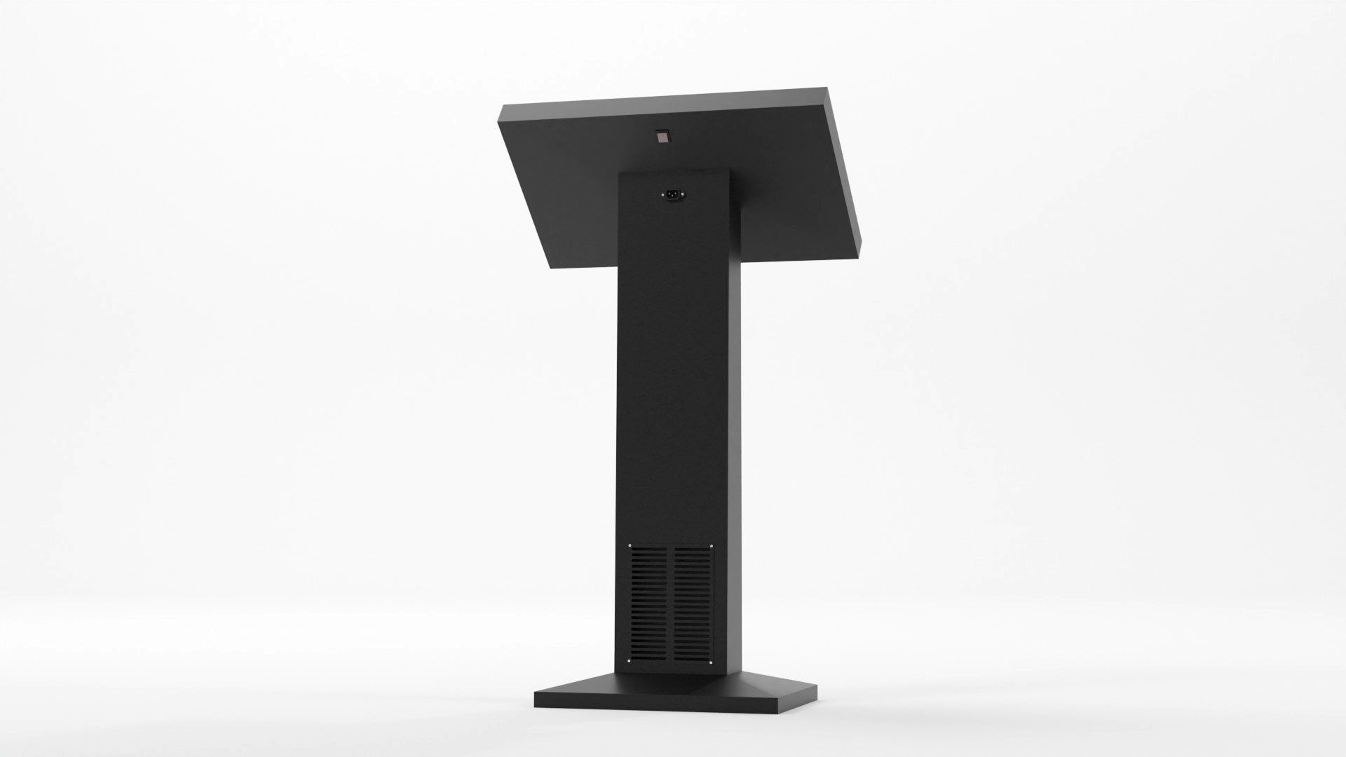 Conference podium digital tribune 3d model Low-poly 3D model_36