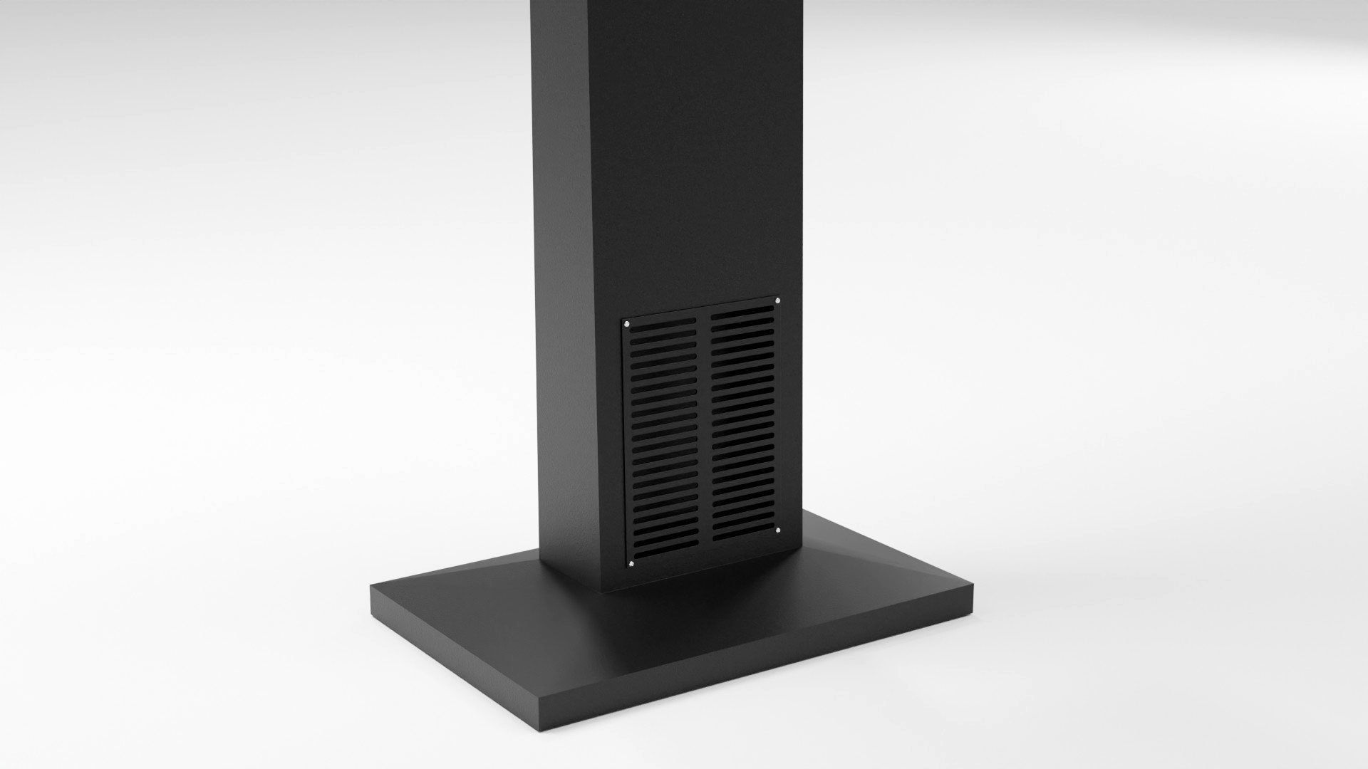 Conference podium digital tribune 3d model Low-poly 3D model_3