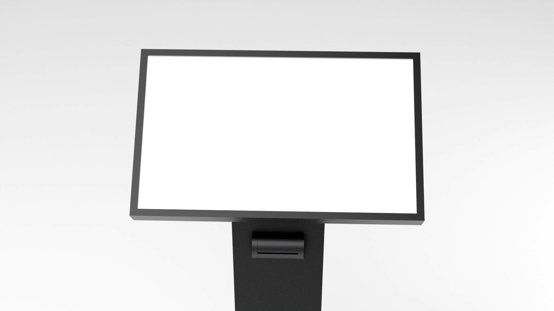 Conference podium digital tribune 3d model Low-poly 3D model_38