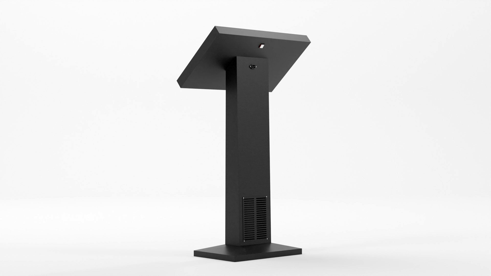 Conference podium digital tribune 3d model Low-poly 3D model_8