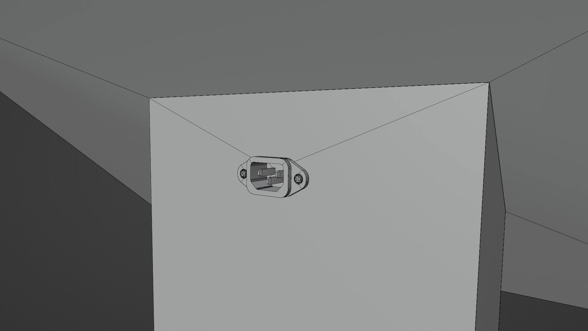 Conference podium digital tribune 3d model Low-poly 3D model_21