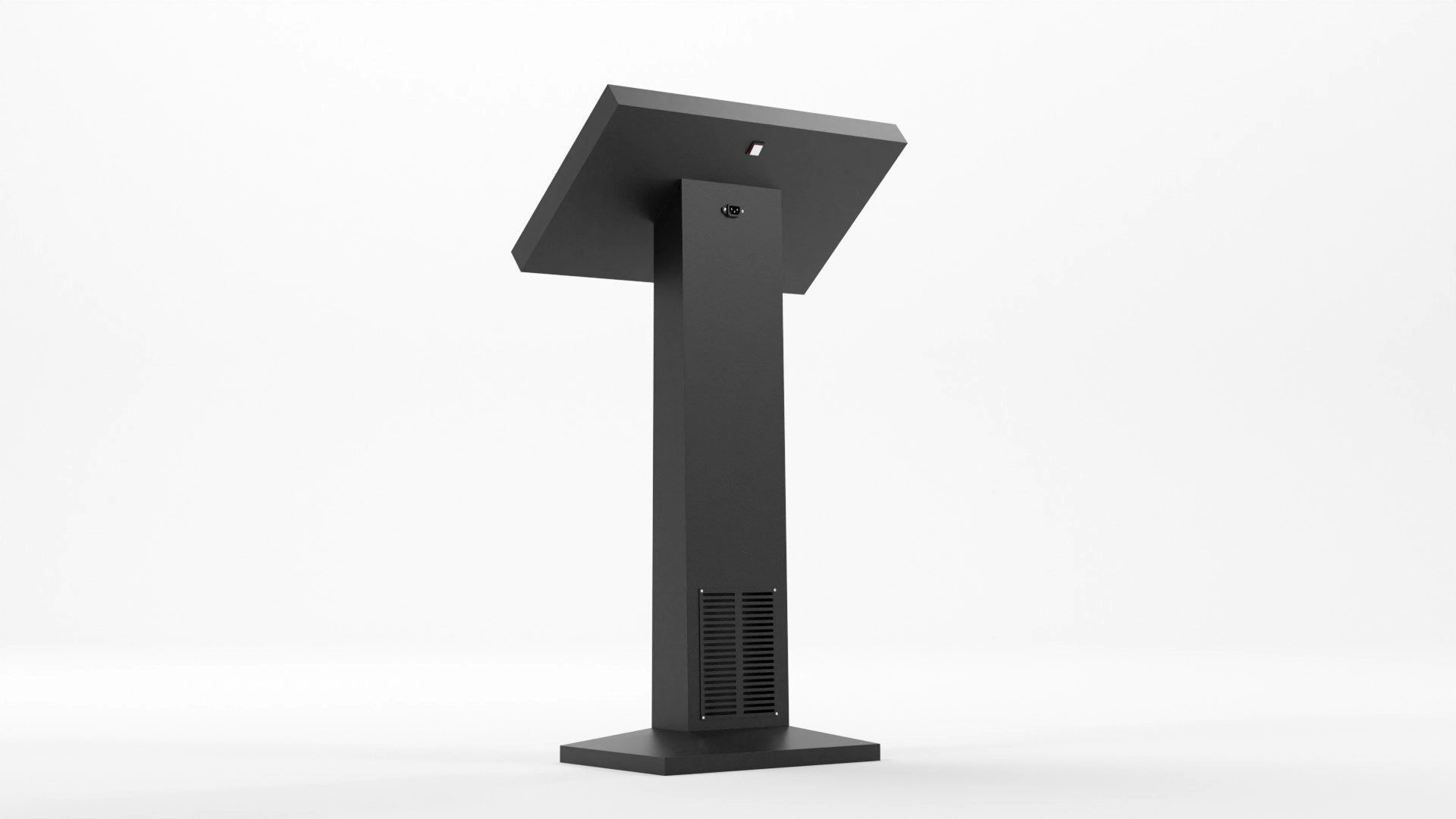 Conference podium digital tribune 3d model Low-poly 3D model_2