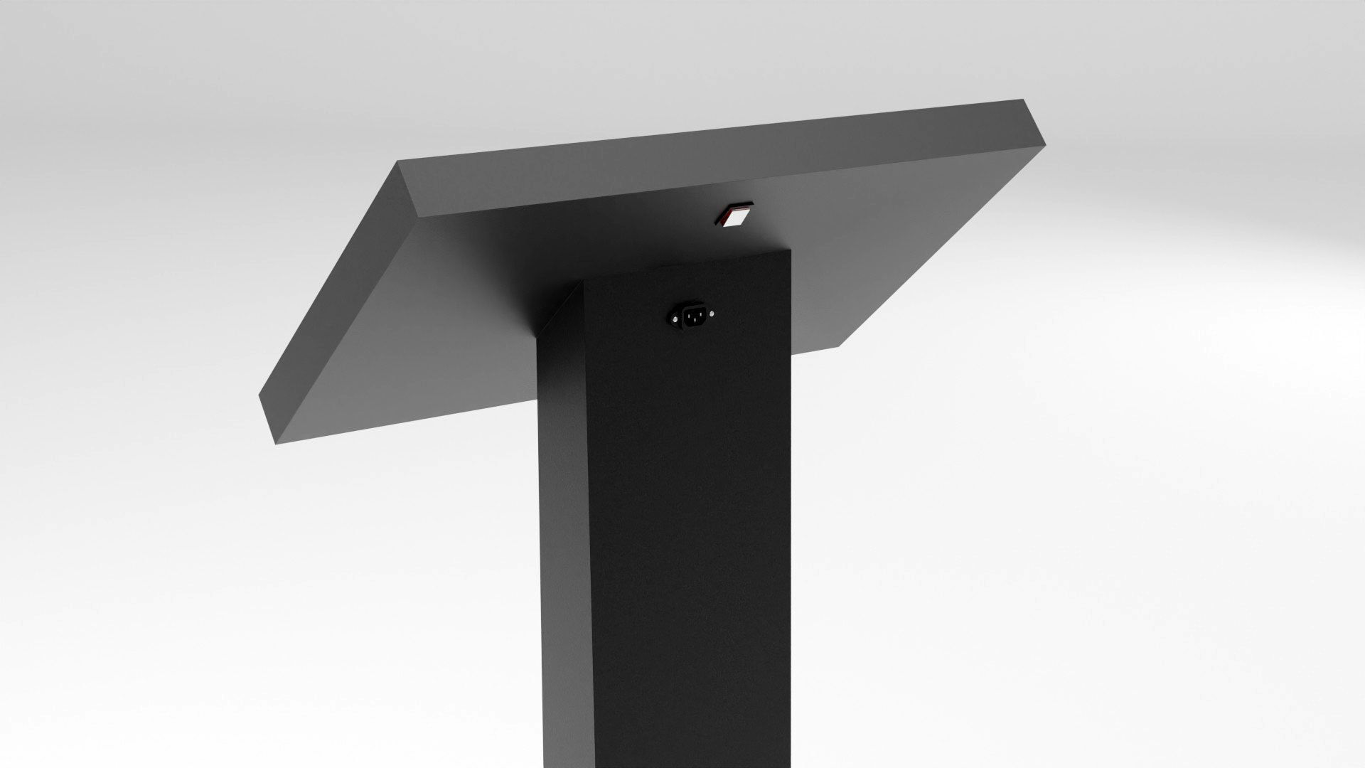 Conference podium digital tribune 3d model Low-poly 3D model_6