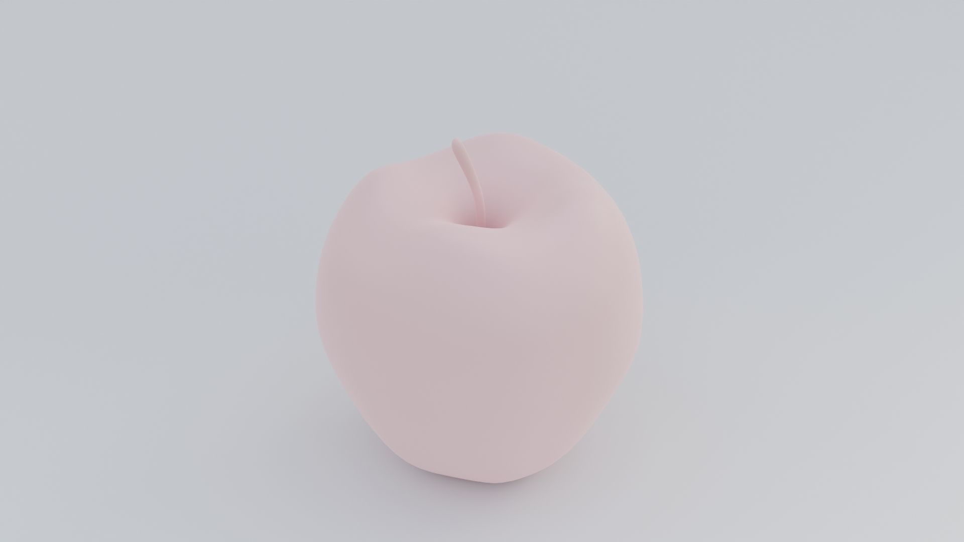 Realistic Apple Low-poly 3D model_3