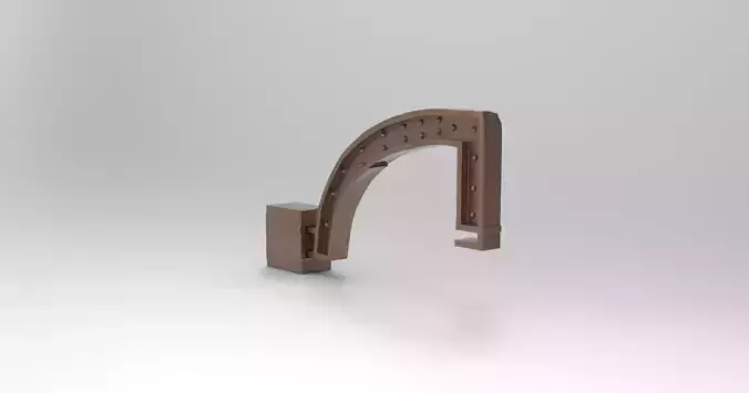Jaguar Tower Rod attachment 3D model