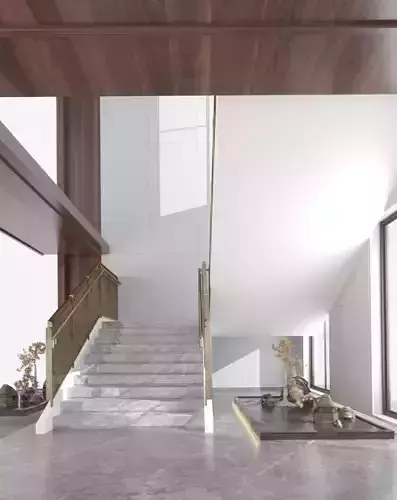 Modern Iron Staircase