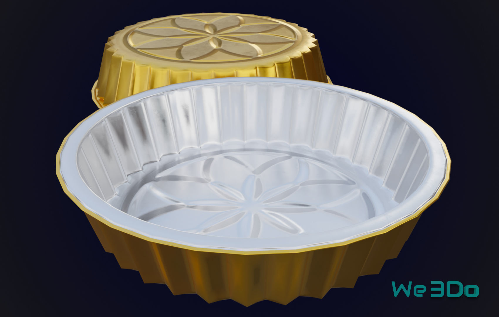 Pack 10 Food-Storage Containers - Low Poly  3D Model Collection_46