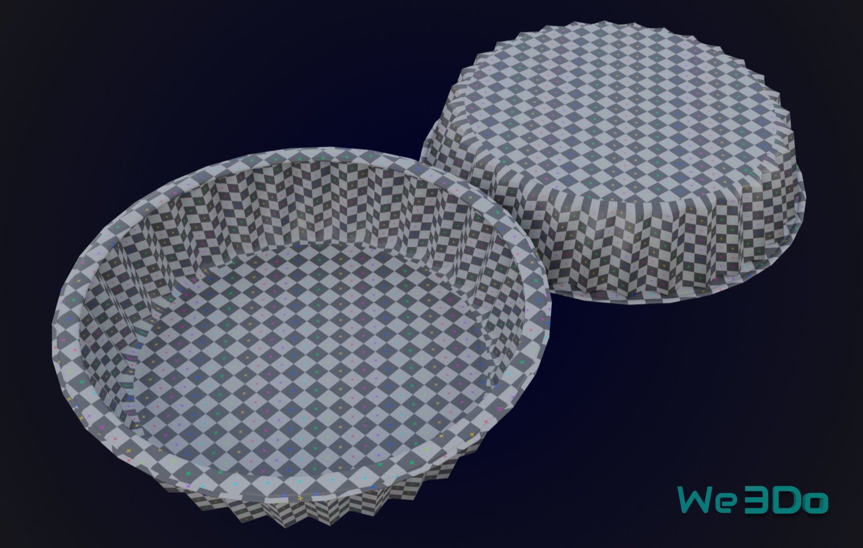 Pack 10 Food-Storage Containers - Low Poly  3D Model Collection_45