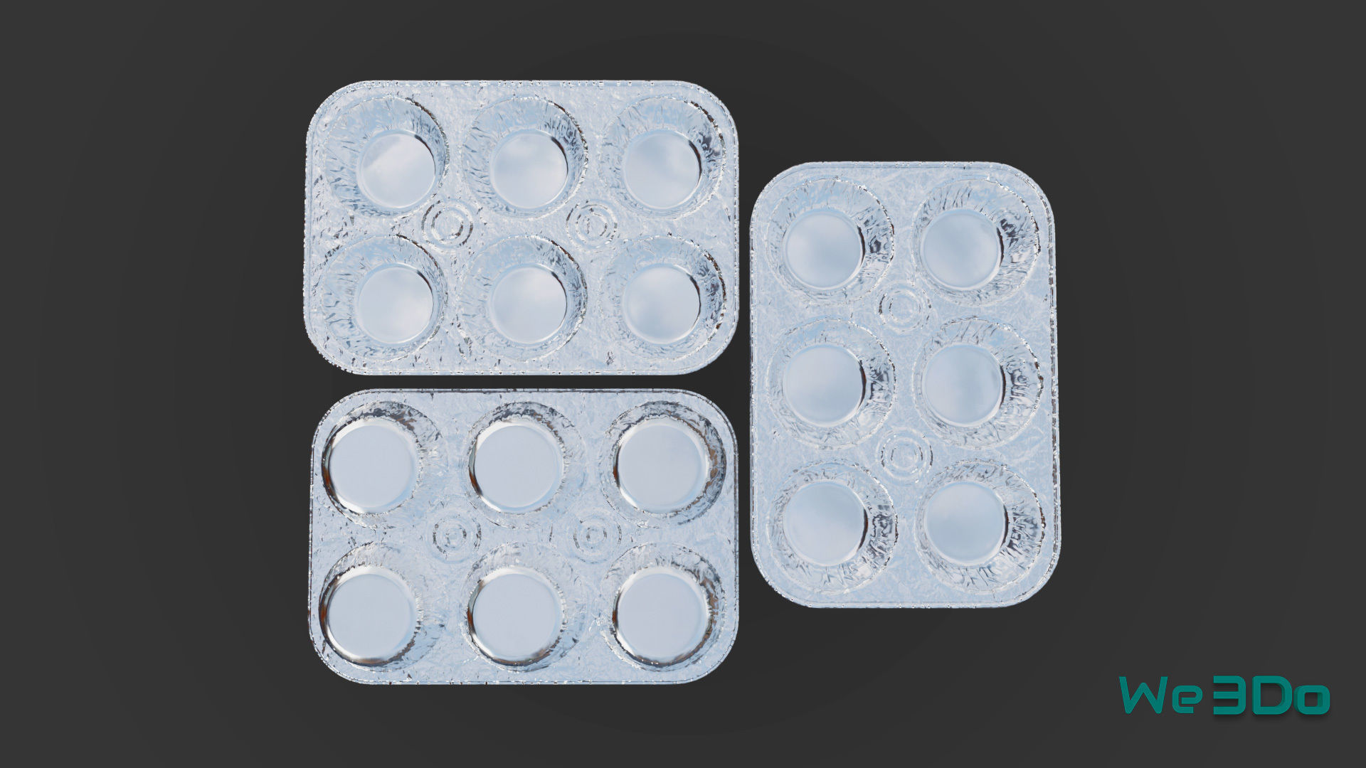 Pack 10 Food-Storage Containers - Low Poly  3D Model Collection_60