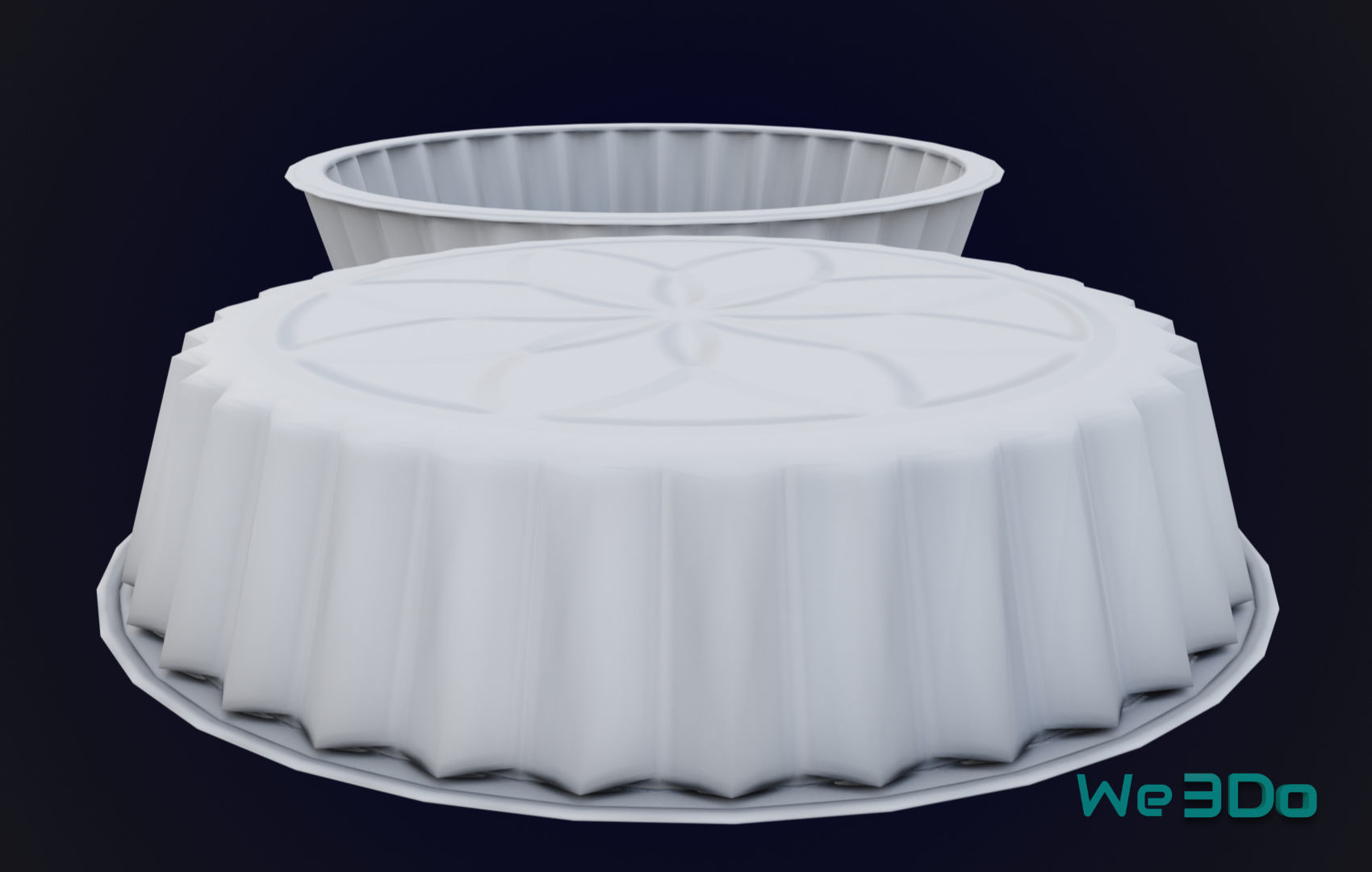 Pack 10 Food-Storage Containers - Low Poly  3D Model Collection_40