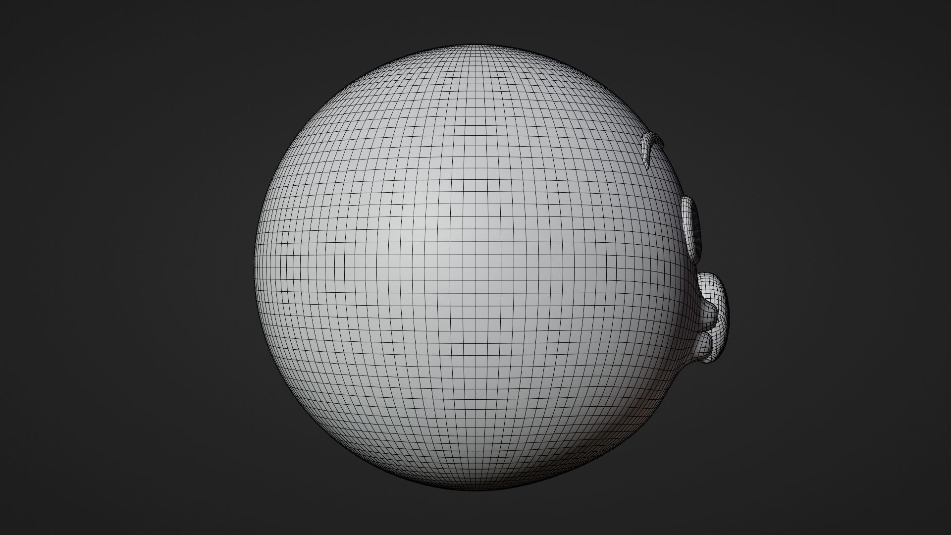 Blow a Kiss Emoticon Emoji or Smiley 3D model_10