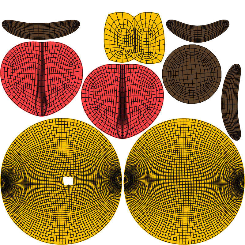 Blow a Kiss Emoticon Emoji or Smiley 3D model_12