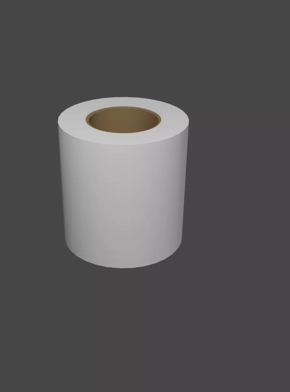 Toilet paper 3D model_0