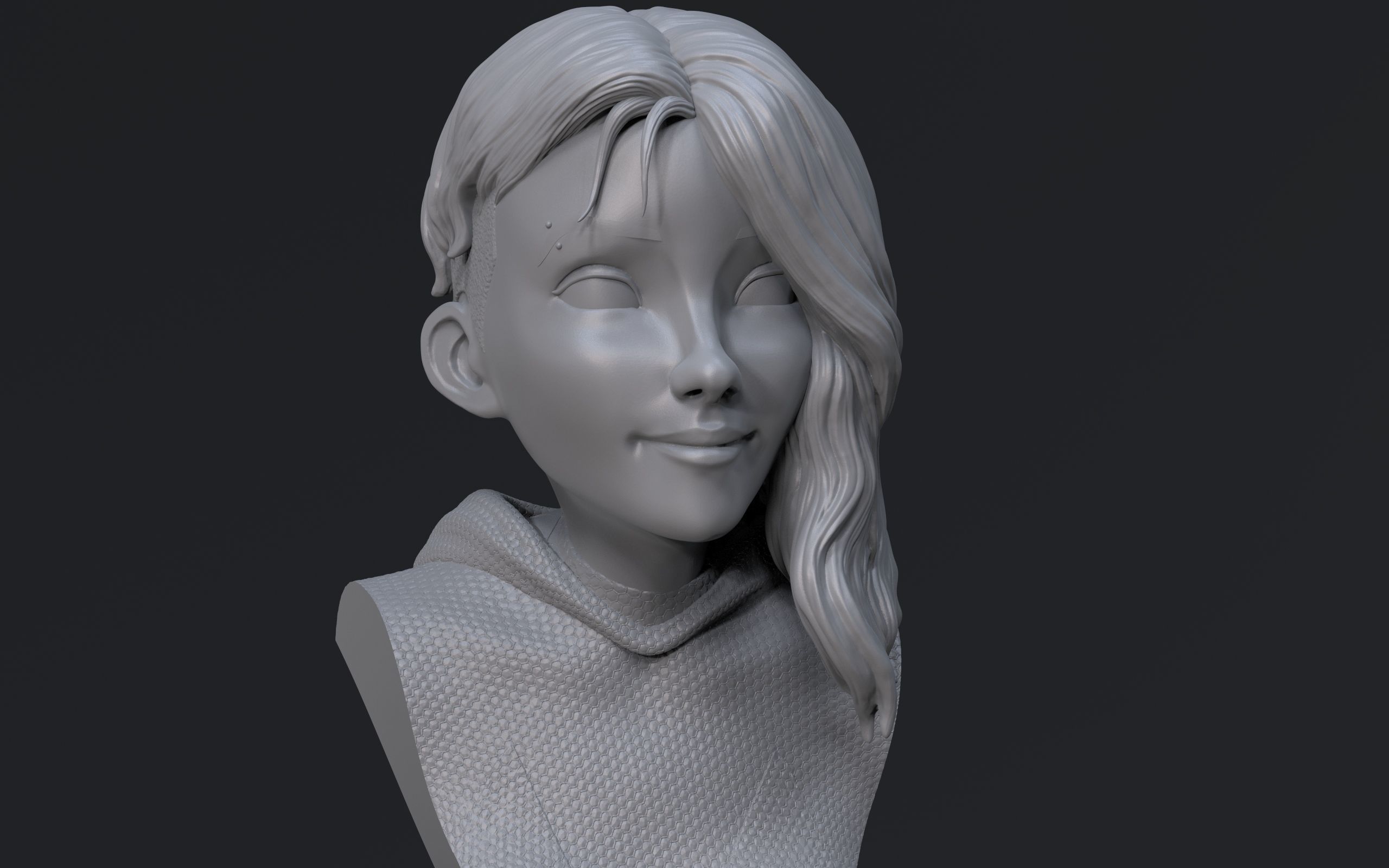 Spidergwen - Spiderman 3D print model_1