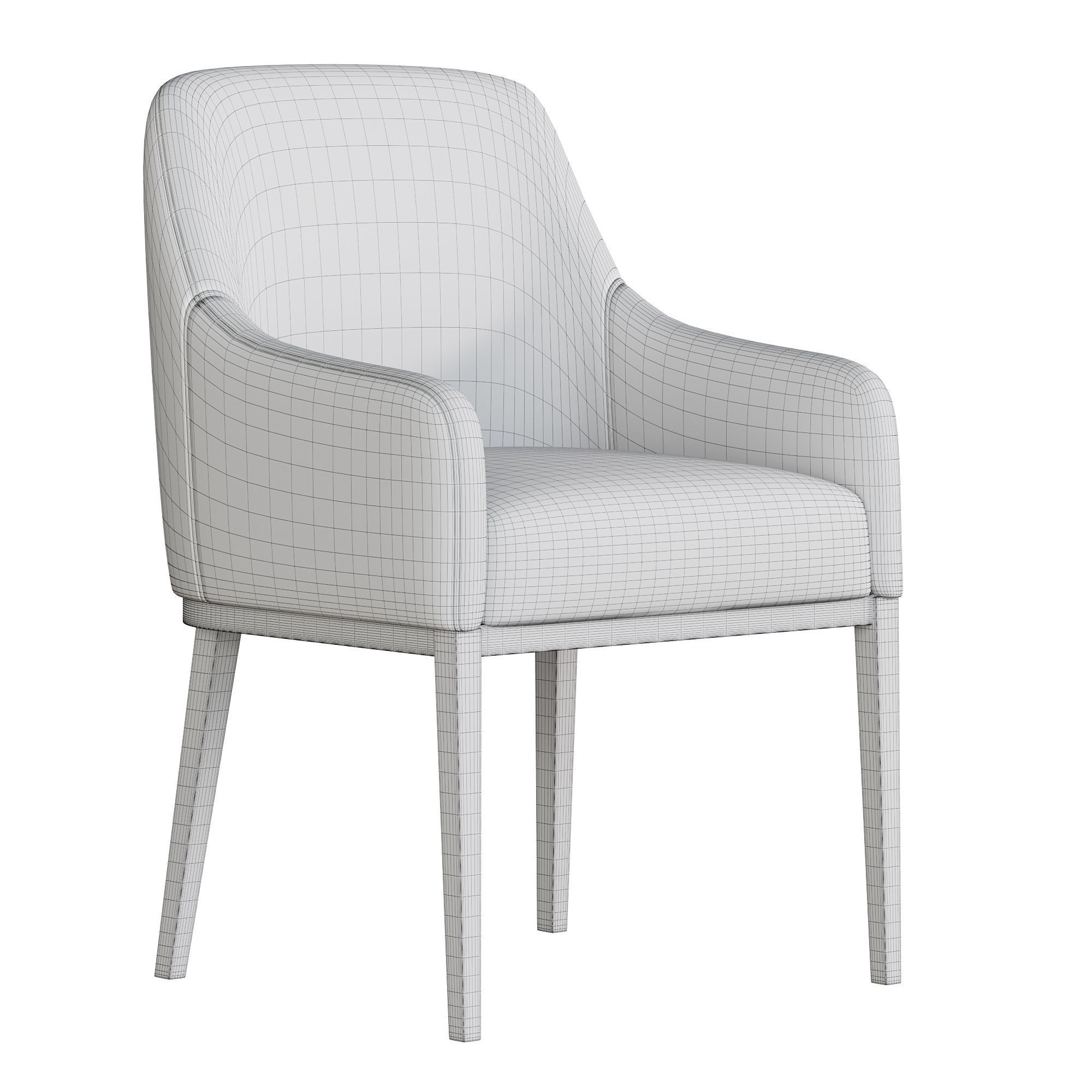 Chair HASKELL by cazarina 3D model_2