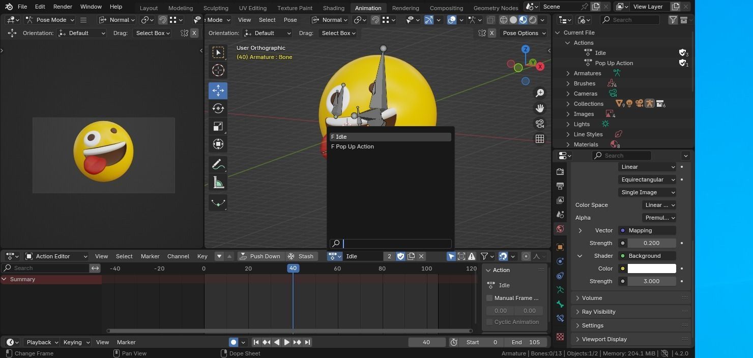 Silly Face Emoticon Emoji or Smiley 3D model animated rigged | CGTrader