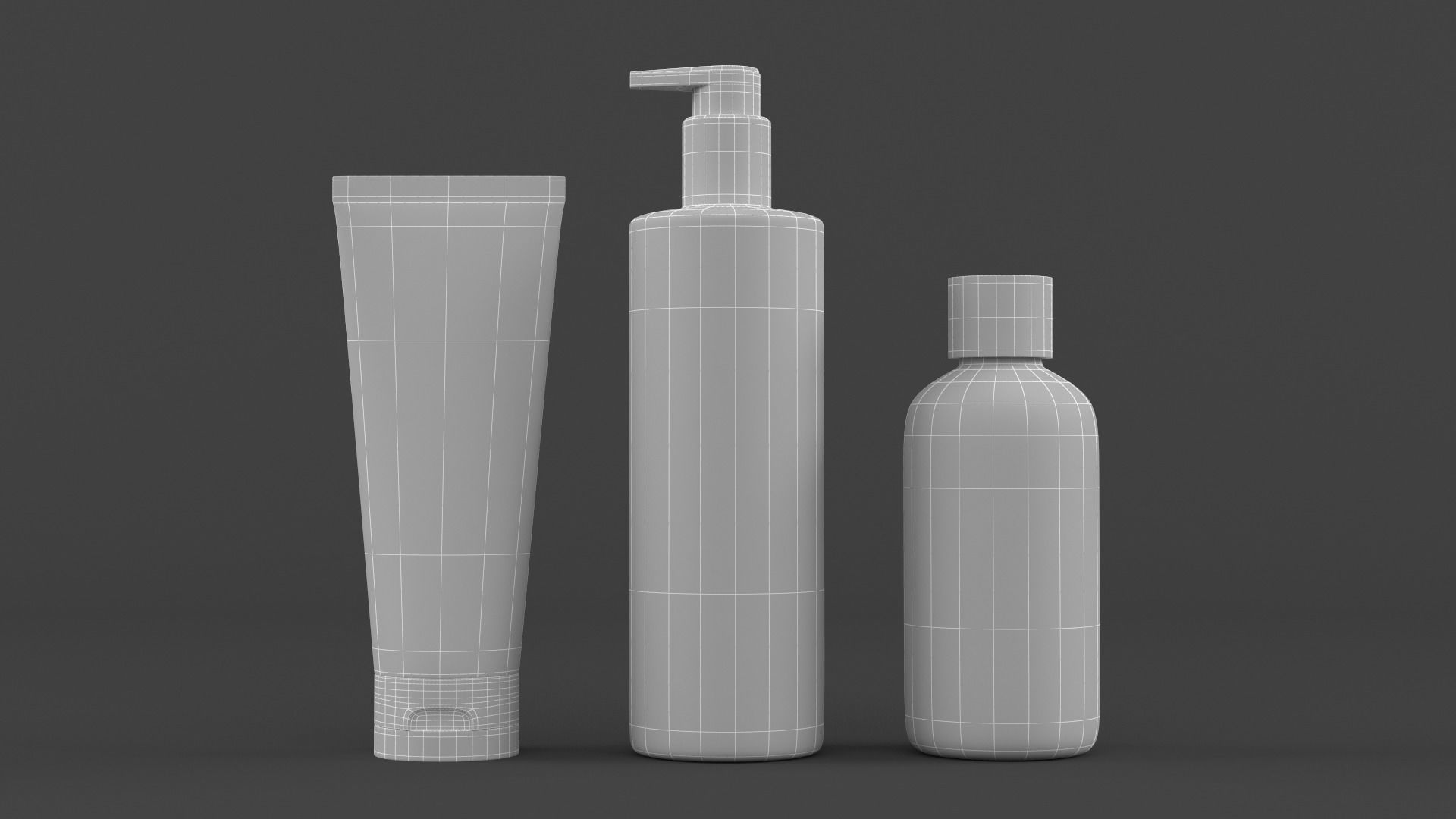 Skin Care Set 3D model_10