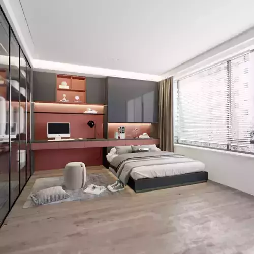 Modern bedroom tatami