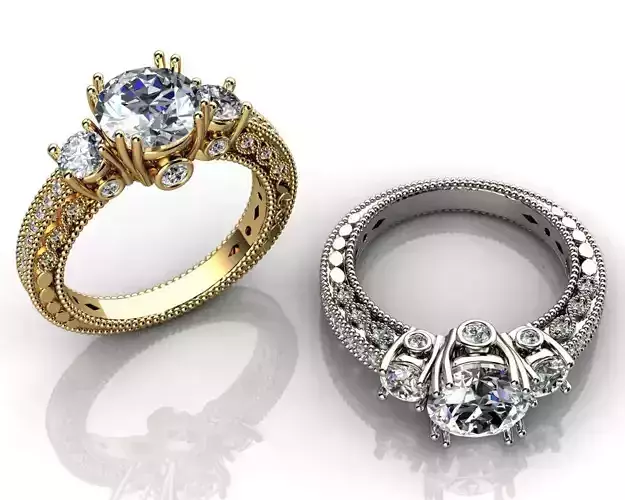 CT Soliter Diamond Engagement Rings