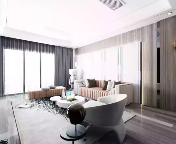 living Modern room minimalist style