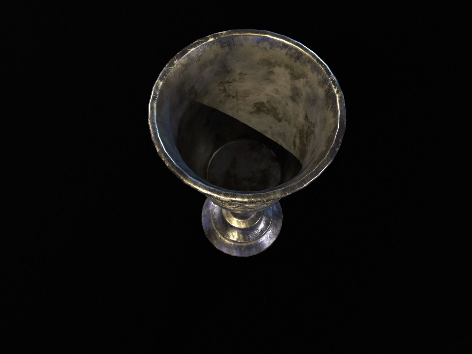 Royal Noble Chalice Low-poly 3D model_20