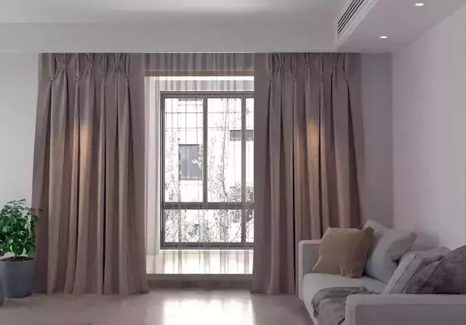 European curtain Simplified