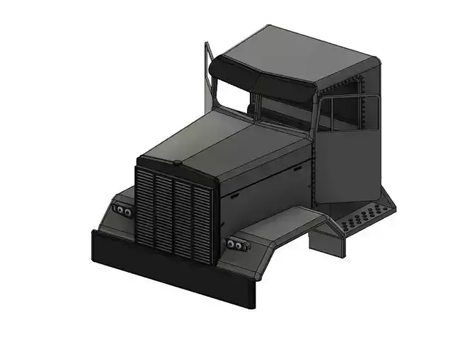 US TRUCK TAMIYA MODELL RC LKW TUNING FLACHES DACH
