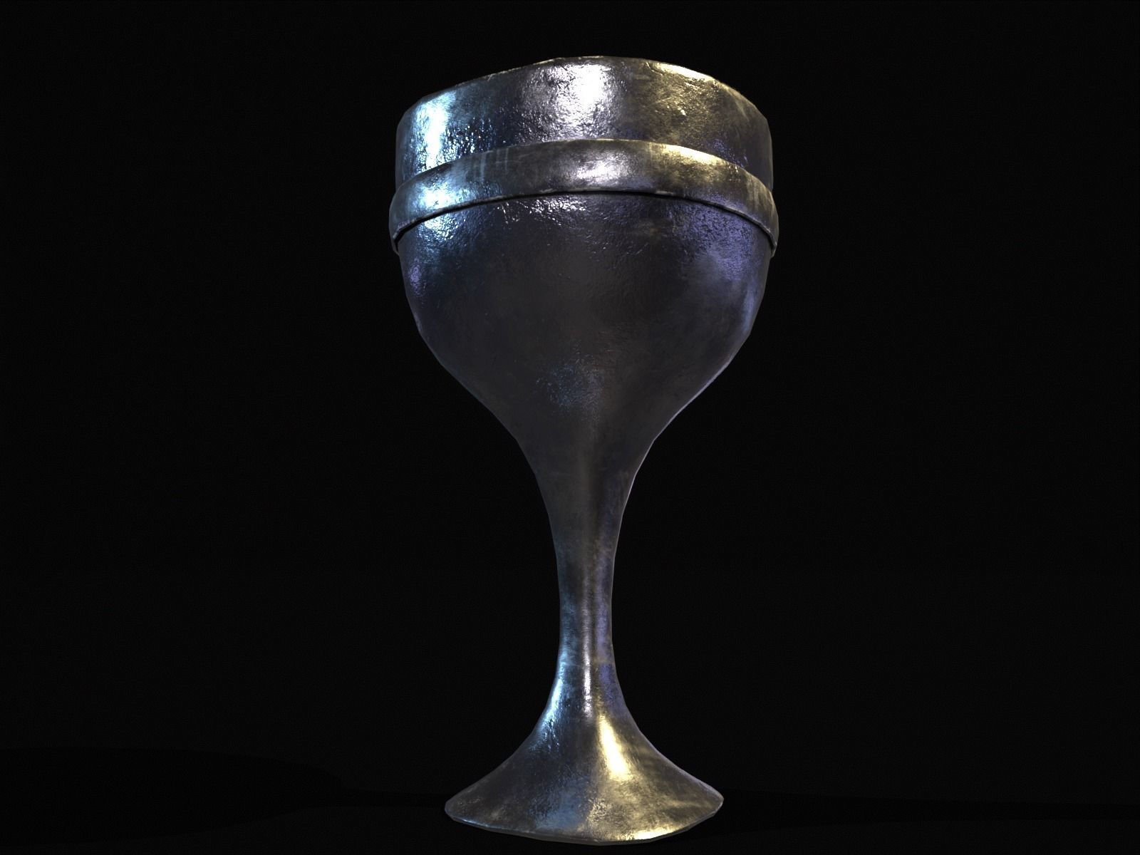 Royal Skinny Chalice Low-poly 3D model_16