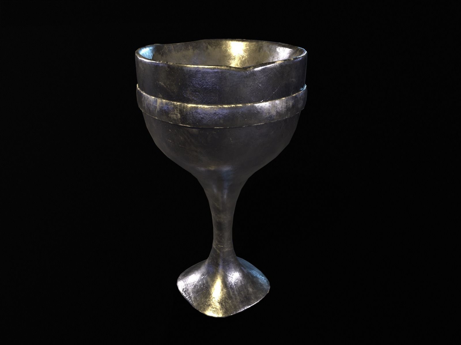 Royal Skinny Chalice Low-poly 3D model_4