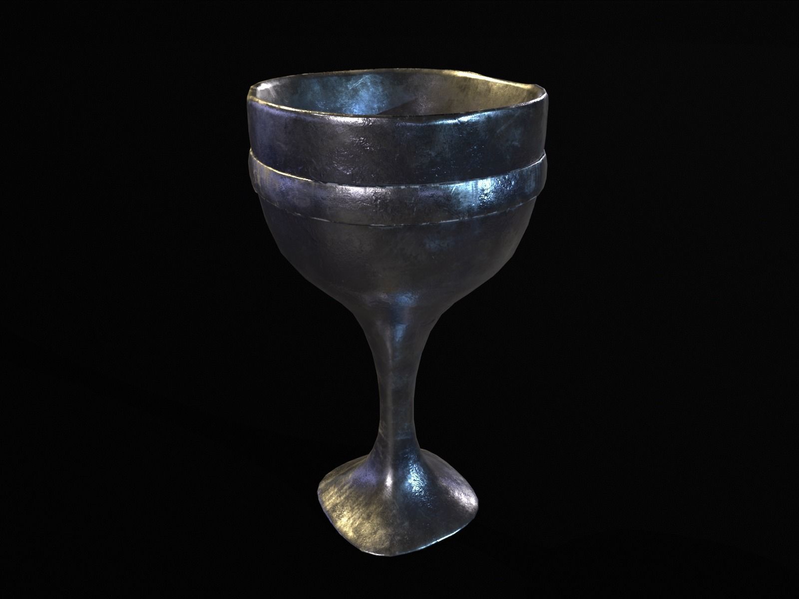 Royal Skinny Chalice Low-poly 3D model_10