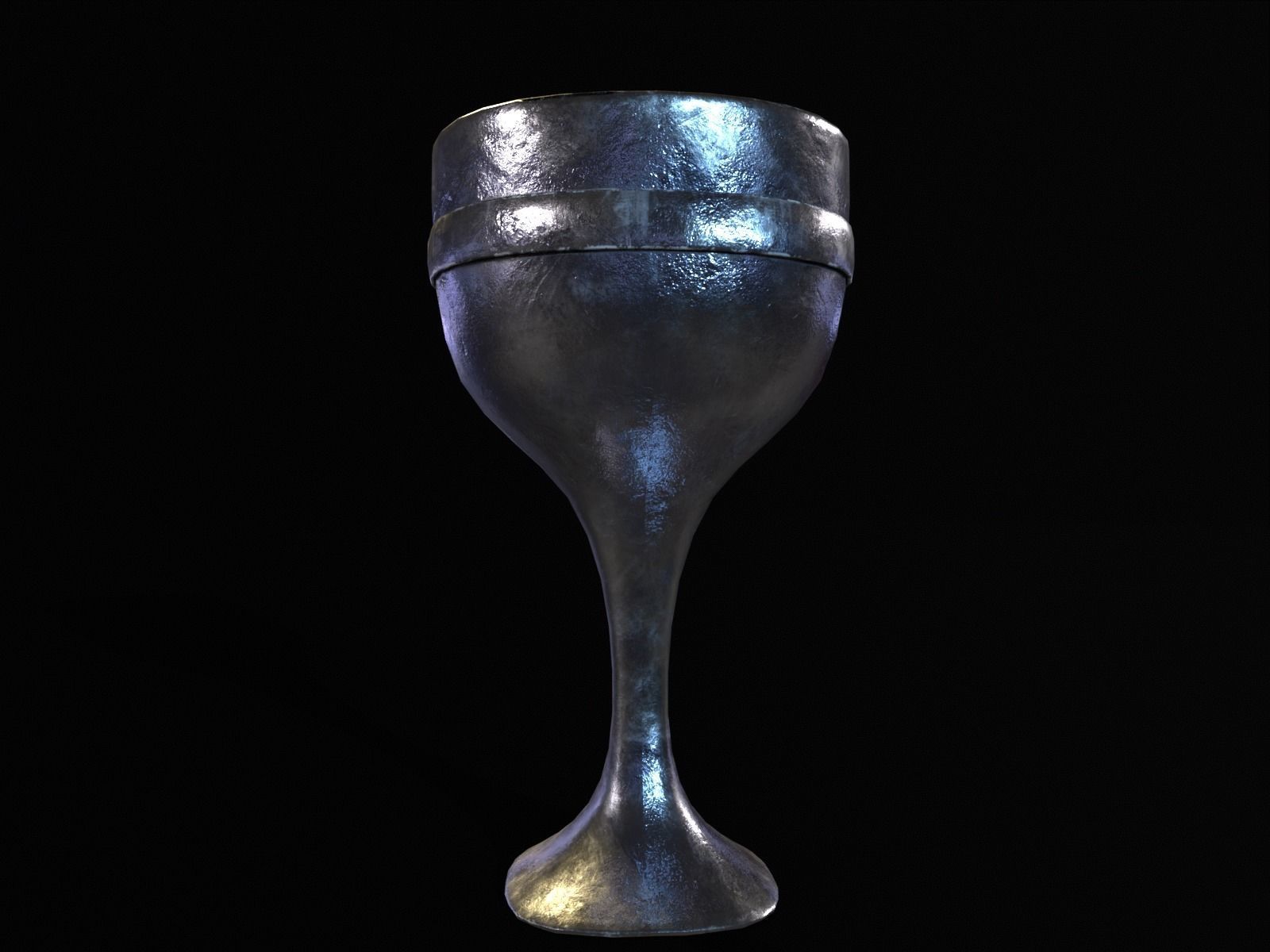 Royal Skinny Chalice Low-poly 3D model_12