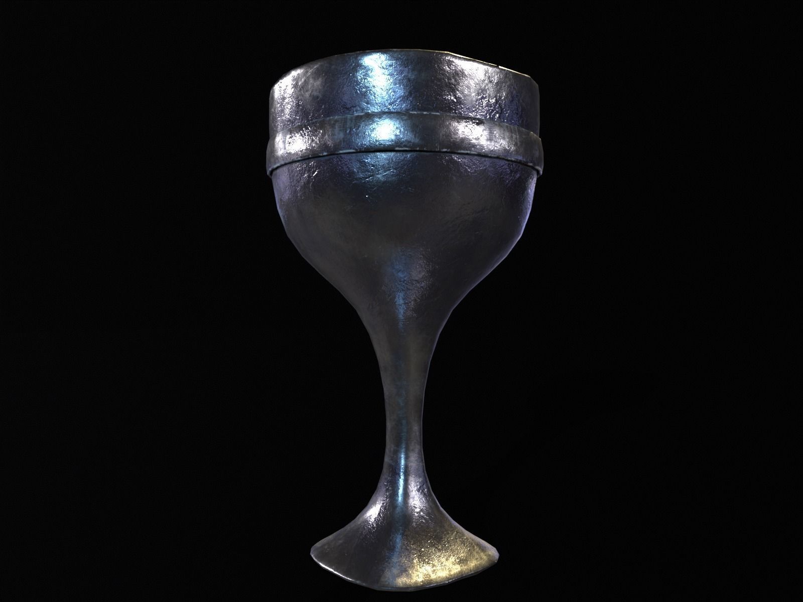 Royal Skinny Chalice Low-poly 3D model_14