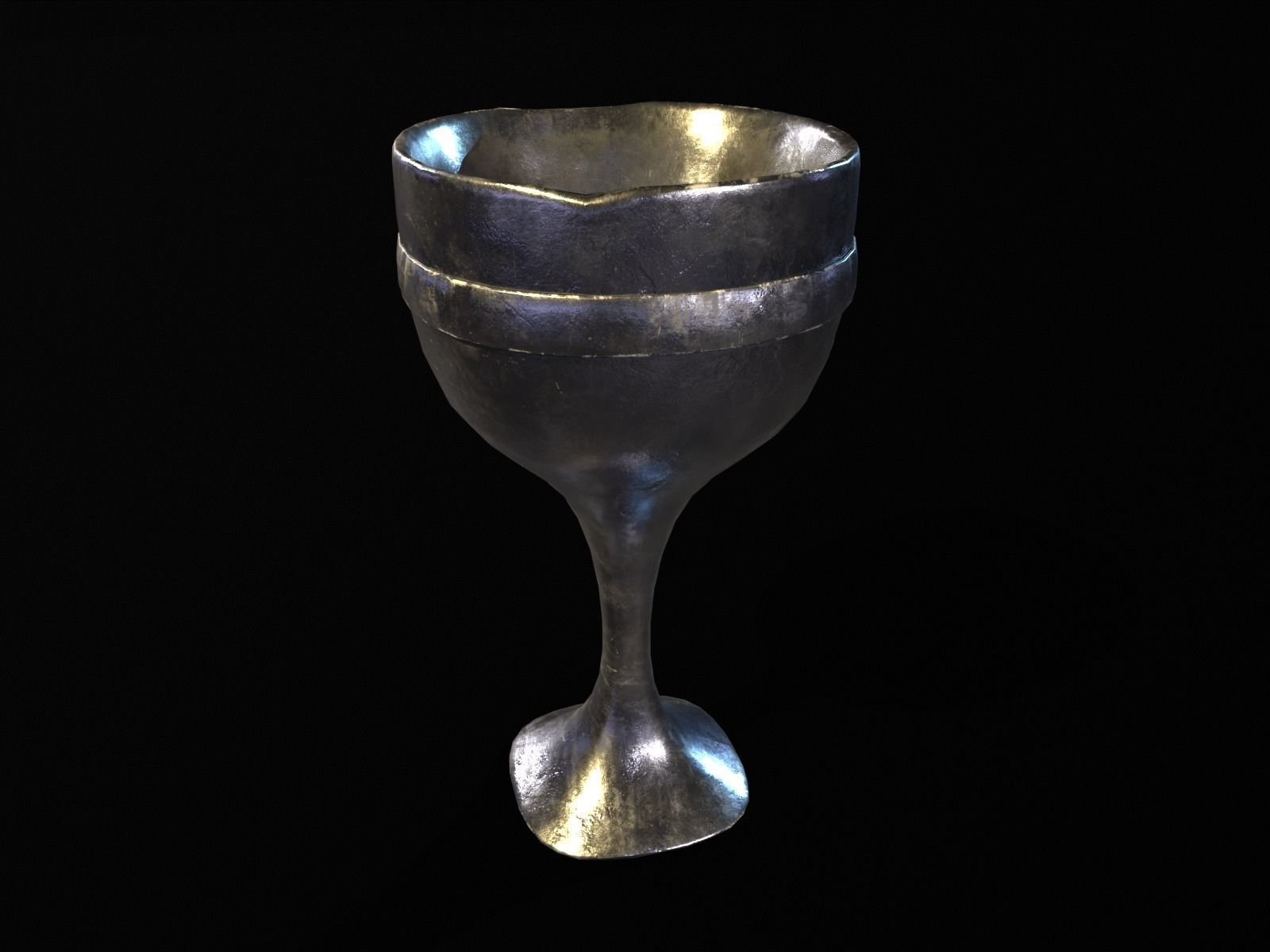 Royal Skinny Chalice Low-poly 3D model_6