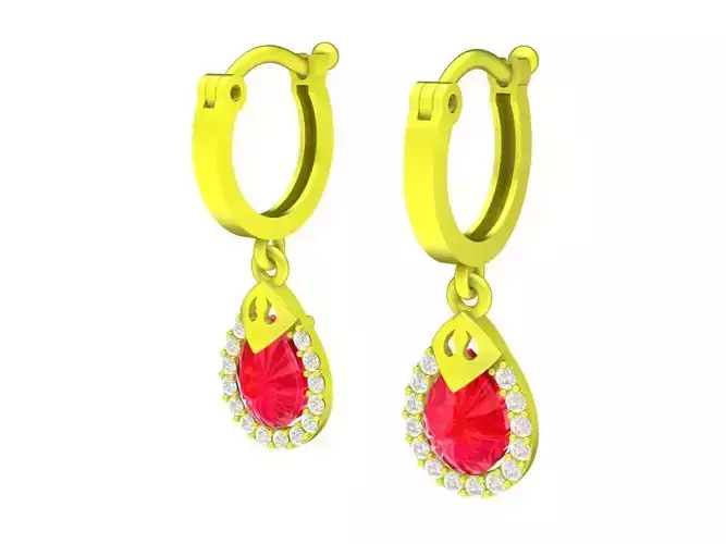 5894 VietNam fashion diamond earrings