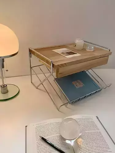 Magazine Rack Wall Shelf Mini Table