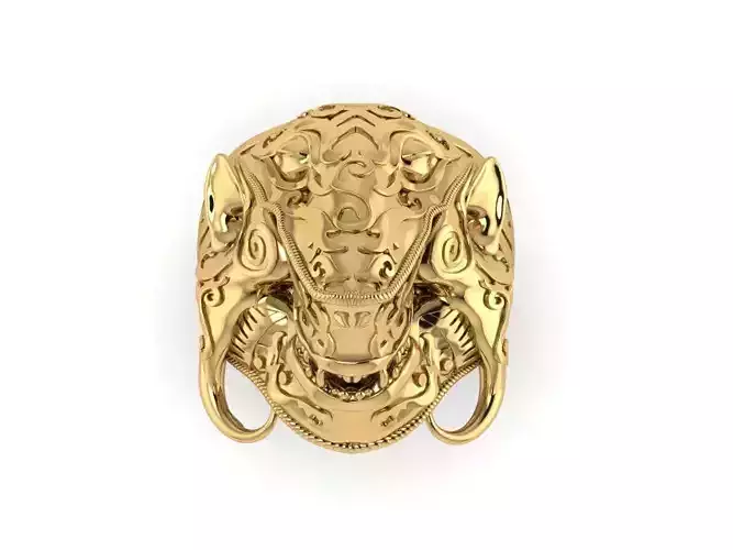 Space bug ring R324 3D print model
