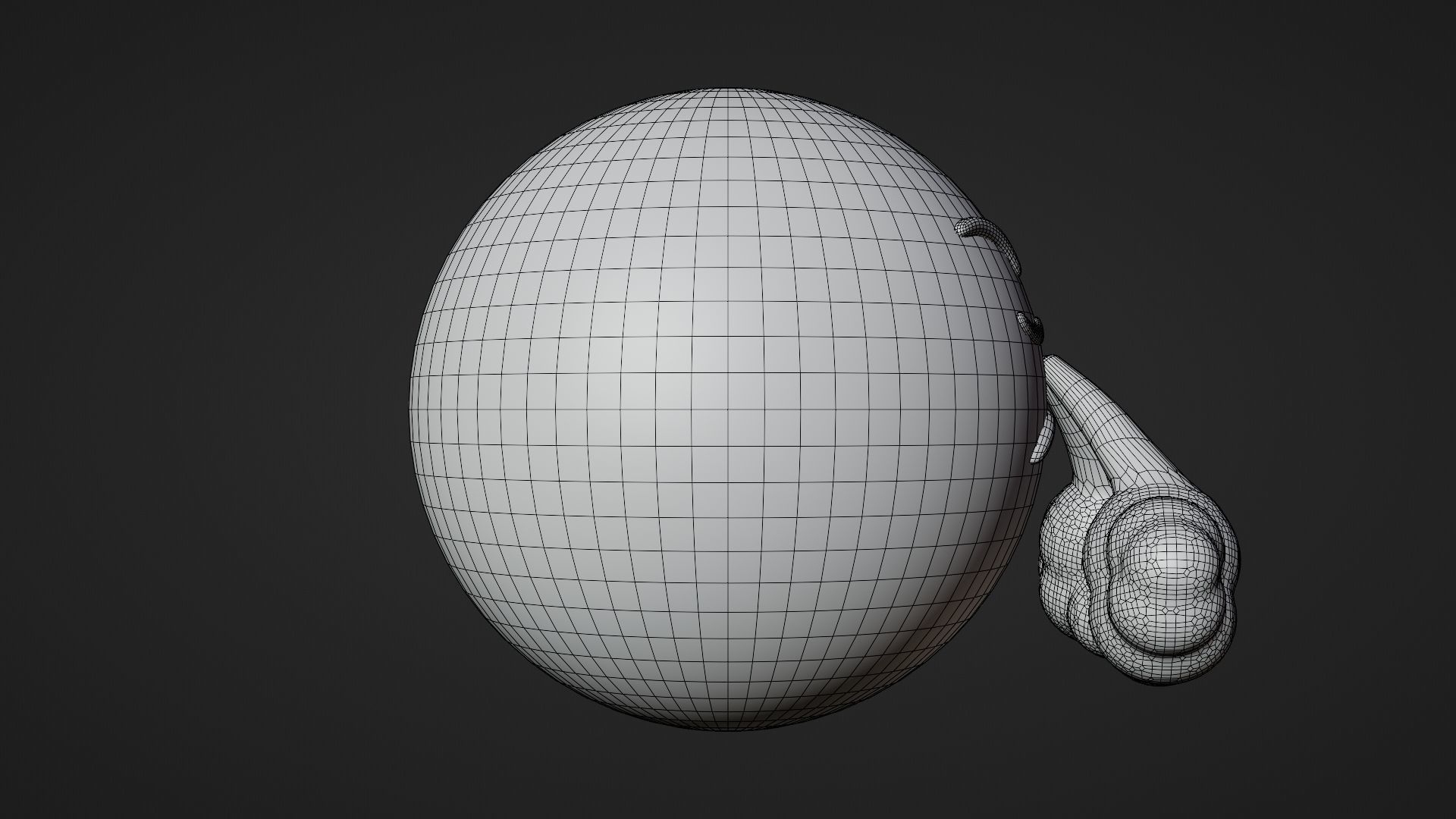 Frustrated Steam Face Emoticon Emoji or Smiley 3D model_10