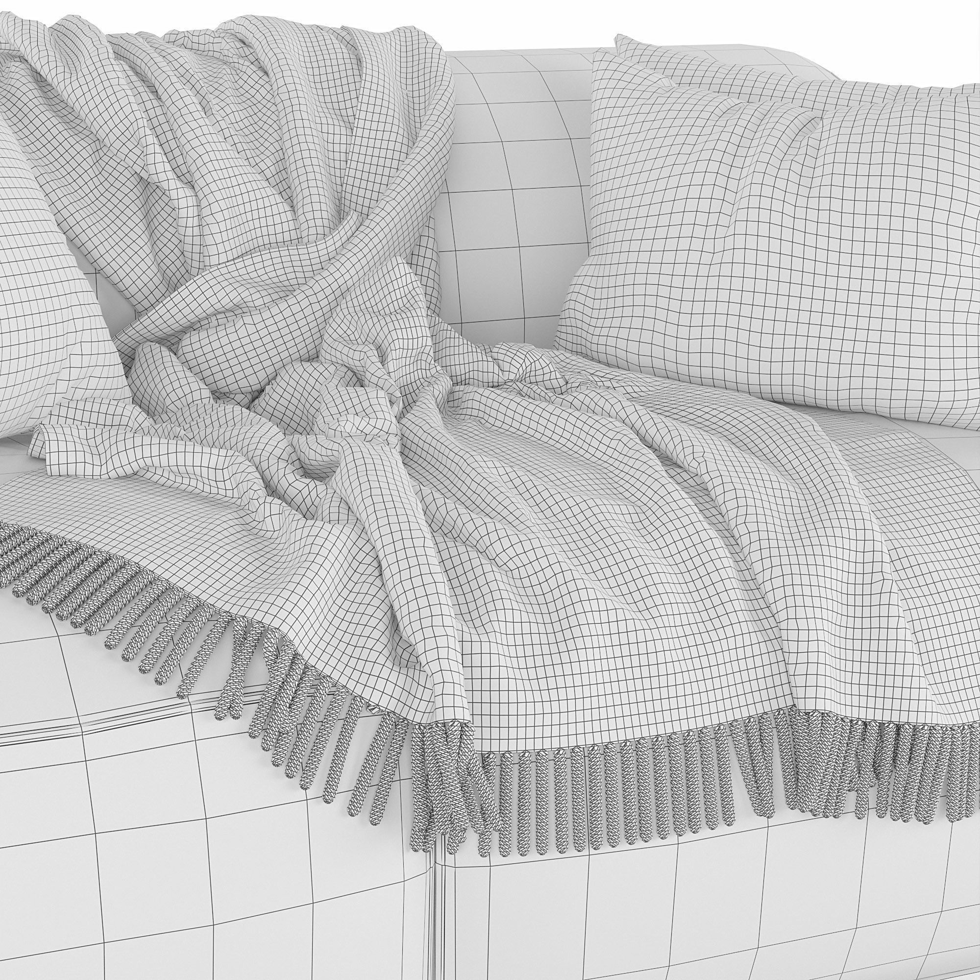 Hedda Fabric Modular Sofa 3D model_4