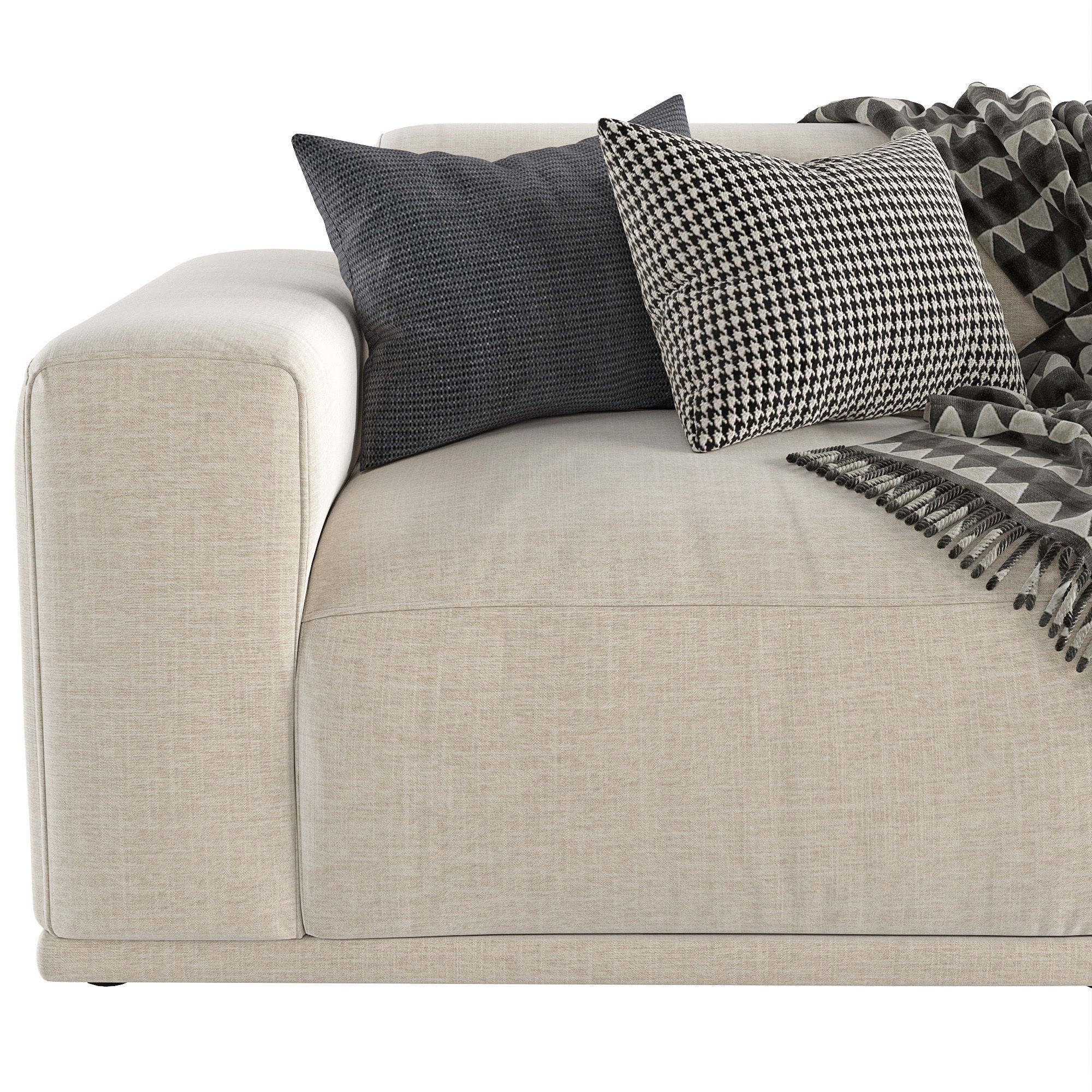 Hedda Fabric Modular Sofa 3D model_6