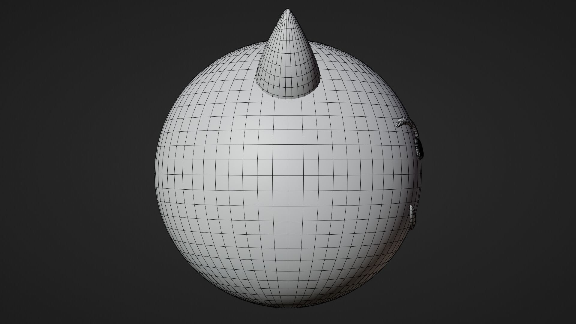 Evil Purple Emoticon Emoji or Smiley 3D model_10